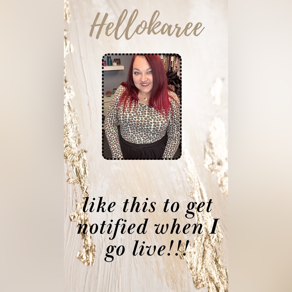 LIKE THIS TO BE NOTIFIED WHEN I GO LIVE!!!
